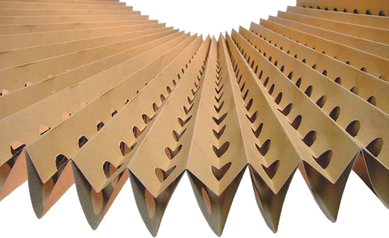 Filtro cartón plisado marrón 100 10m2